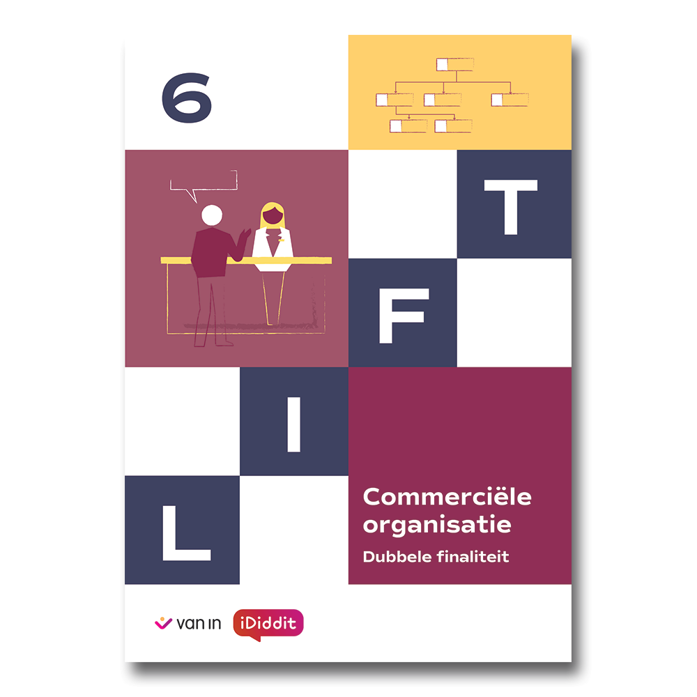 Lift 6 D/A - Commerciële organisatie - leerwerkboek