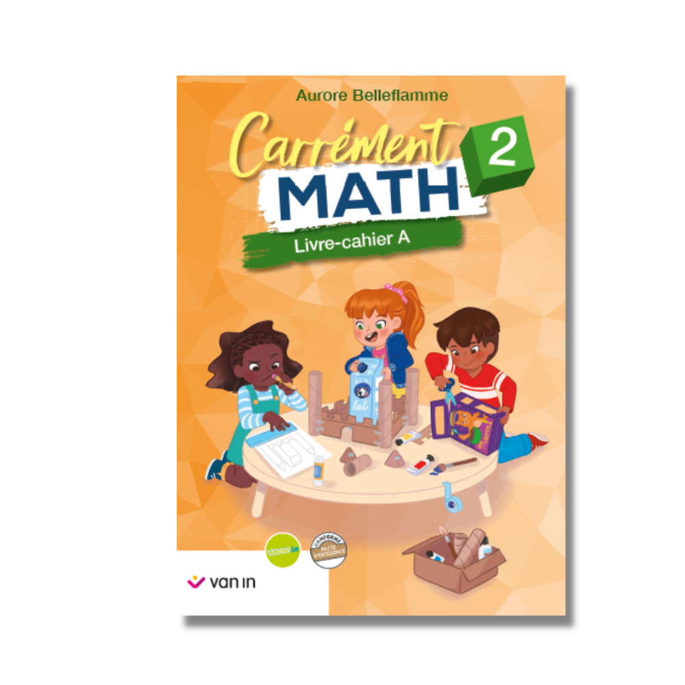Carrément Math 2 livre-cahier A (Pacte)
