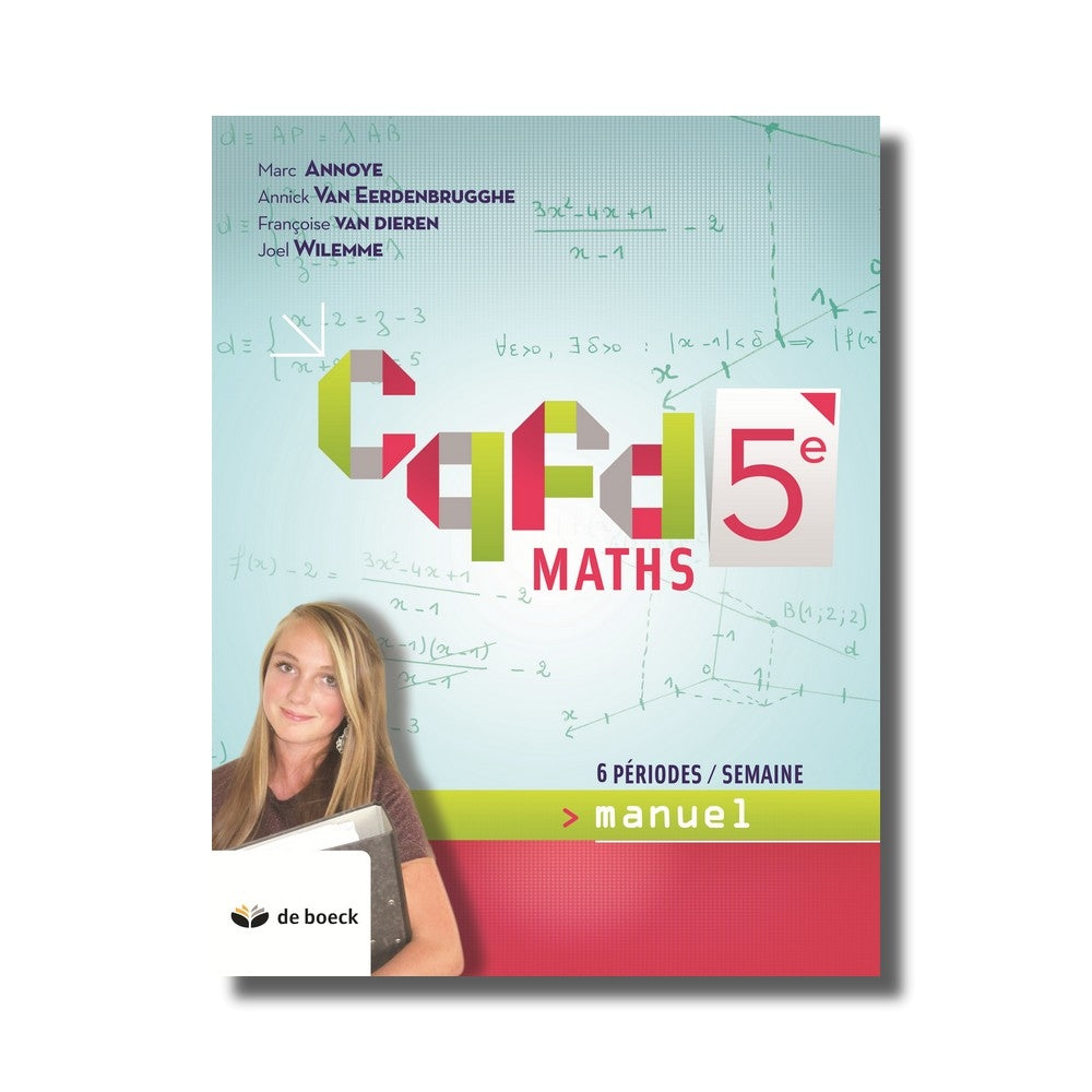 Cqfd Maths 5ème (4 pér./sem.) - Manuel (n.e.)