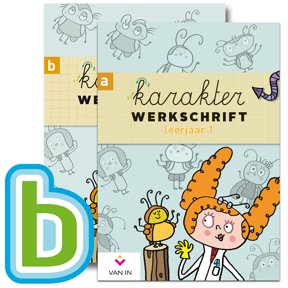 Karakter 1 - pakket excl. letterschrift werkschrift A-B + Bingel Plus