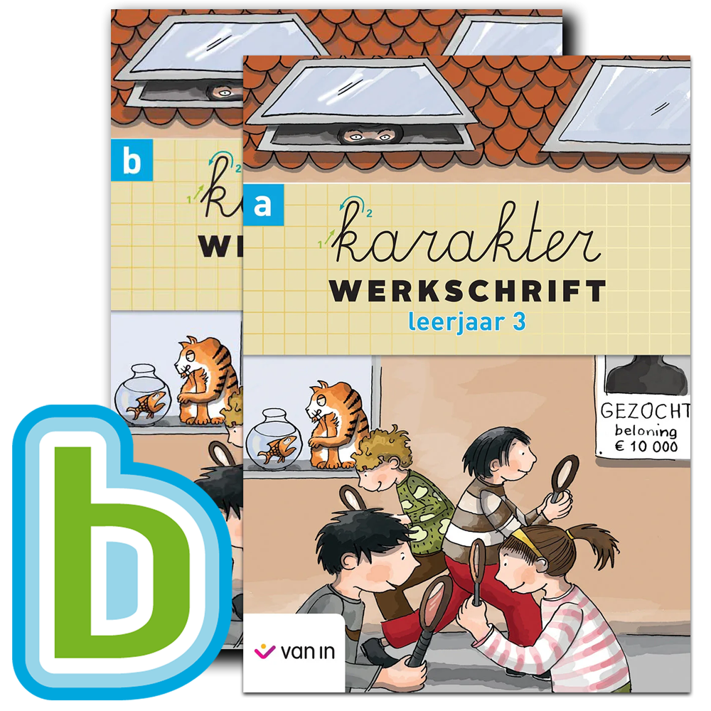 Karakter 3 - pakket werkschrift A-B + Bingel Plus