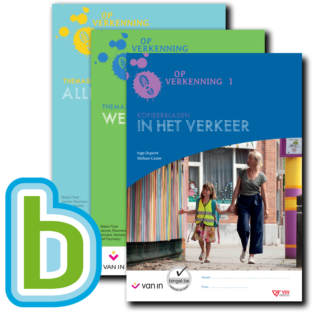 Op verkenning 1 - pakket 10 themaschriften + verkeer + Bingel Plus