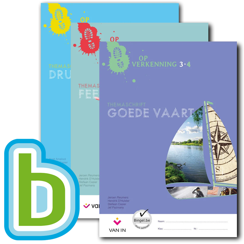 Op verkenning 4 - pakket 8 themaschriften + curs.lws + Bingel Plus