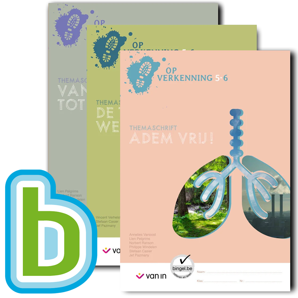 Op verkenning 6 - pakket 8 themaschriften + curs.lws + Bingel Plus