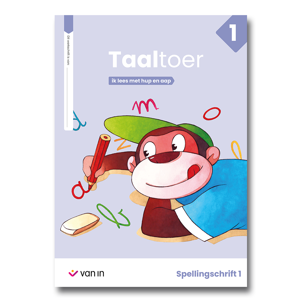 Taaltoer 1 - hup&aap - spellingschrift 1