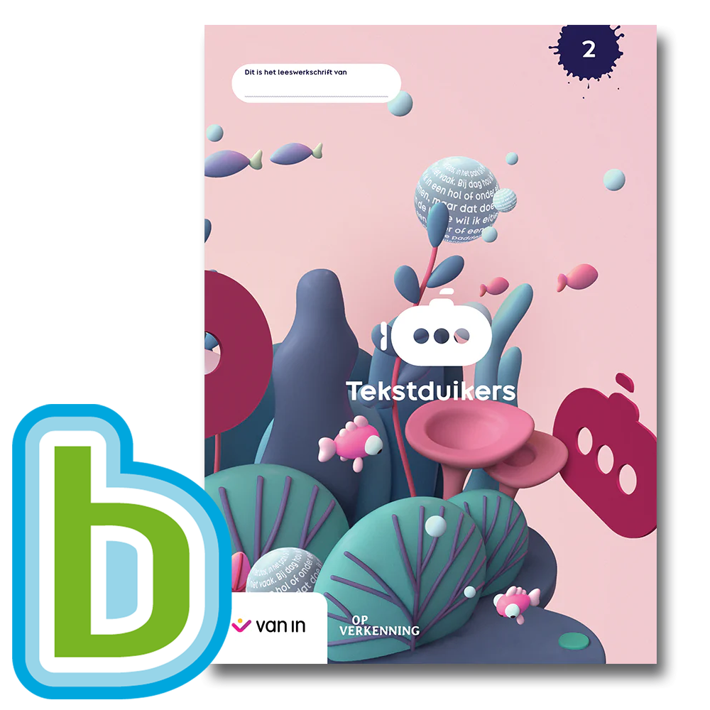 Tekstduikers 2 - pakket leerwerkboek + Bingel Plus