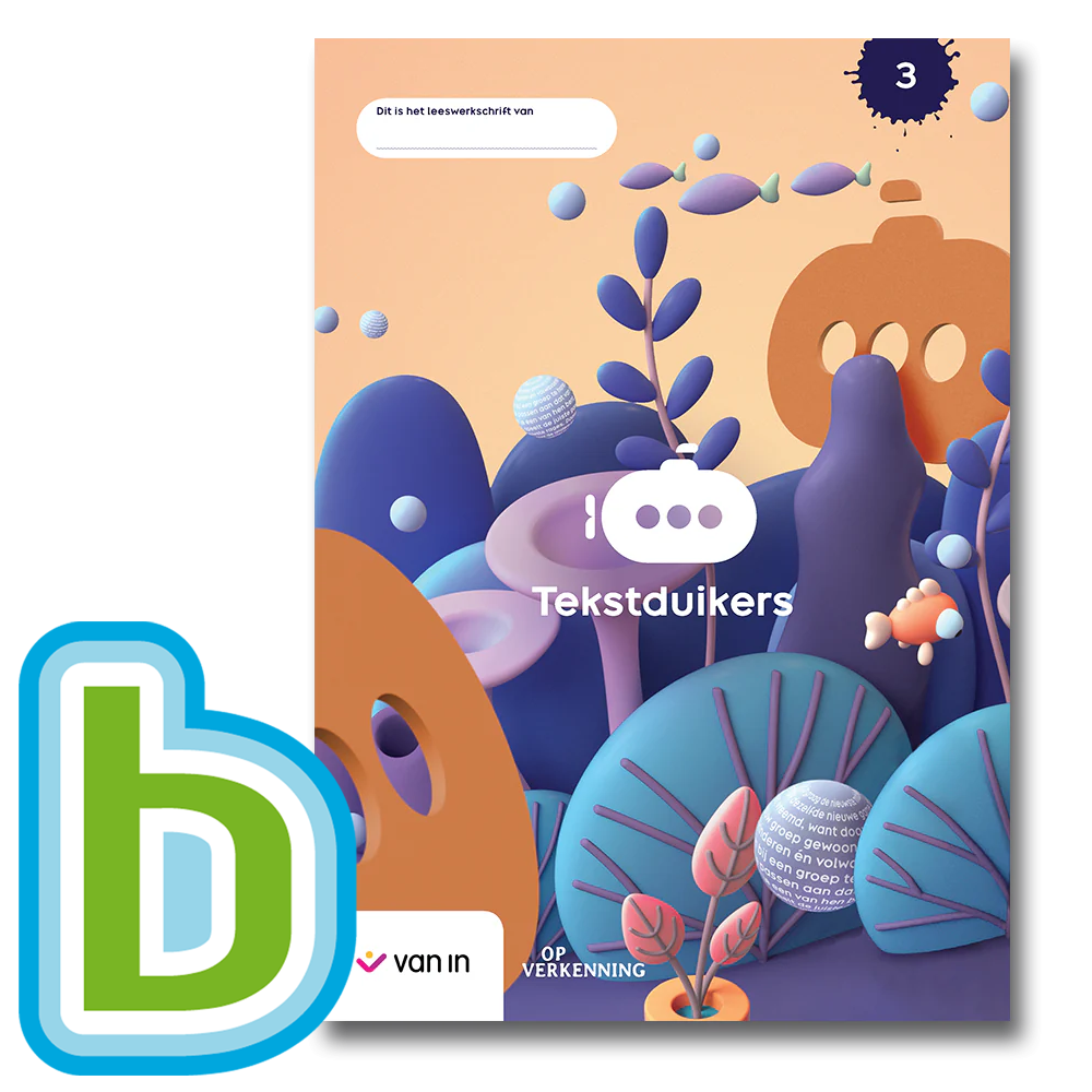 Tekstduikers 3 - pakket leerwerkboek + Bingel Plus