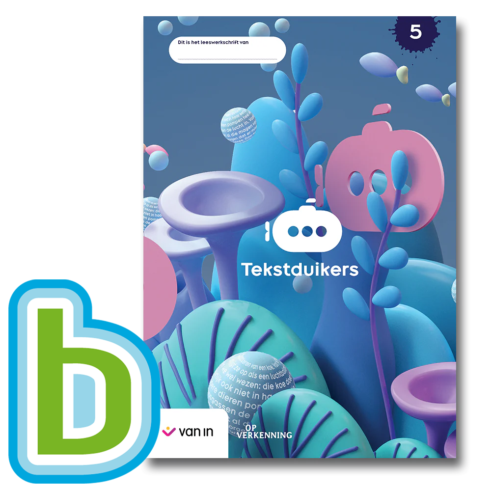 Tekstduikers 5 - pakket leerwerkboek + Bingel Plus