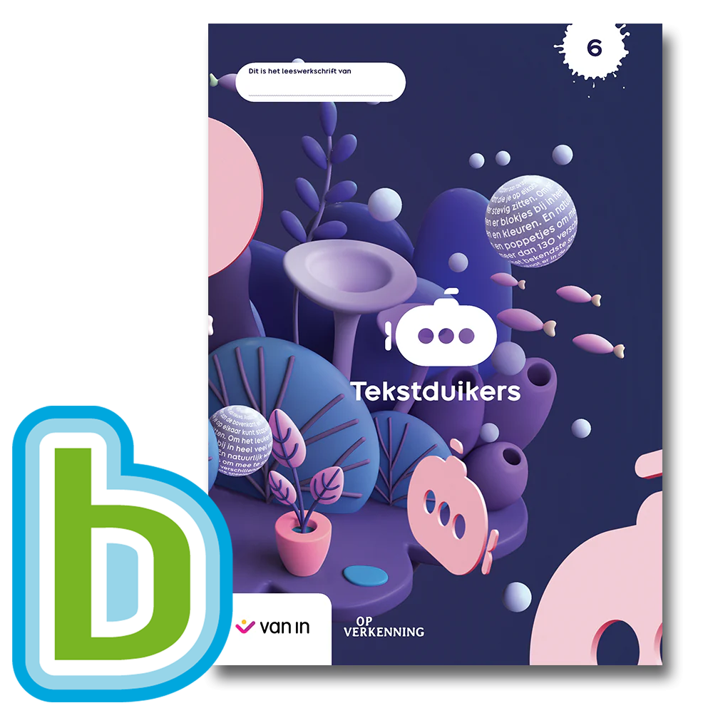 Tekstduikers 6 - pakket leerwerkboek + Bingel Plus