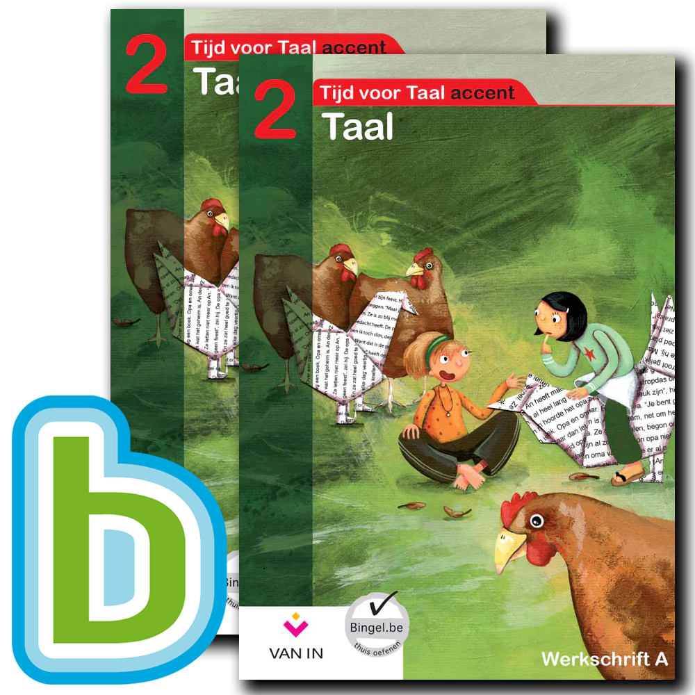 TvT accent - Taal 2 - standaardpakket werkschrift Taal A-B+Bingel Max