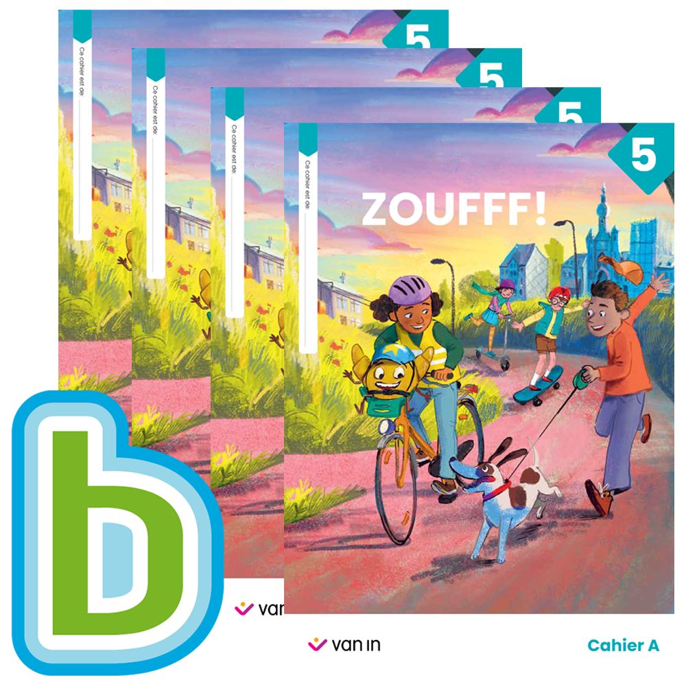 Zoufff! 5 - pakket cahier A-D + Bingel