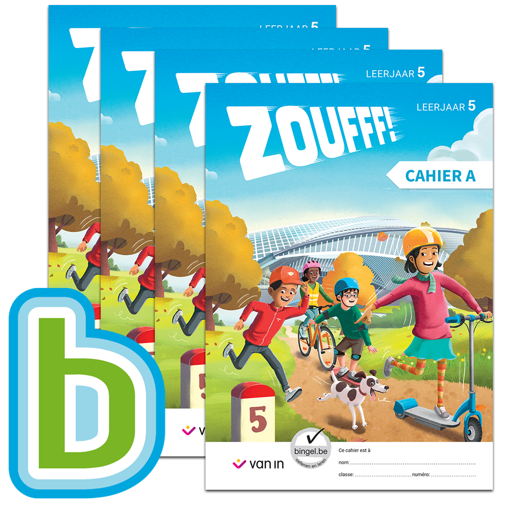 Zoufff! 5 - pakket cahier A-D + Bingel Max