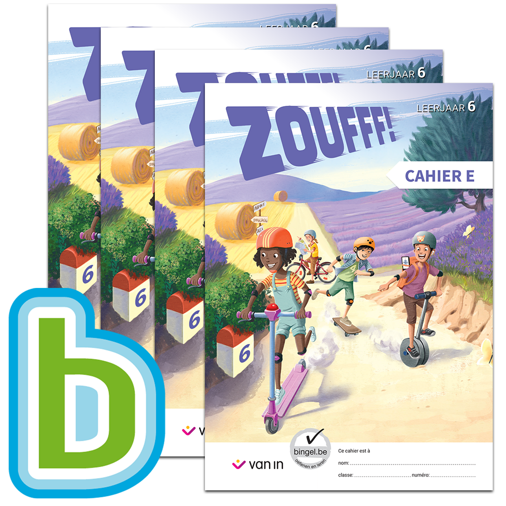 Zoufff! 6 - pakket cahier E-H + Bingel Max