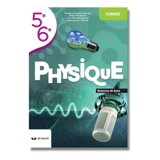 Physique 5/6 (sciences de base) - corrigé 2022