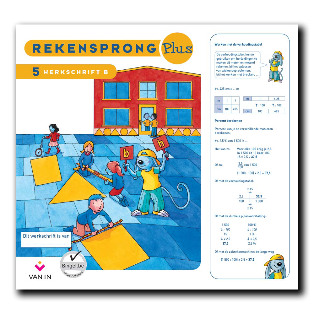 Rekensprong Plus 5 B - werkschrift