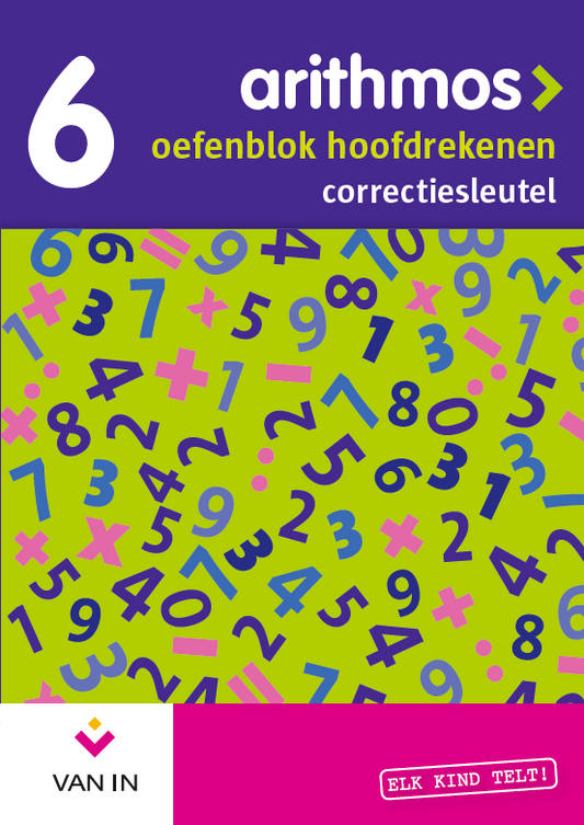 Arithmos hoofdrekenen 6 - sleutel