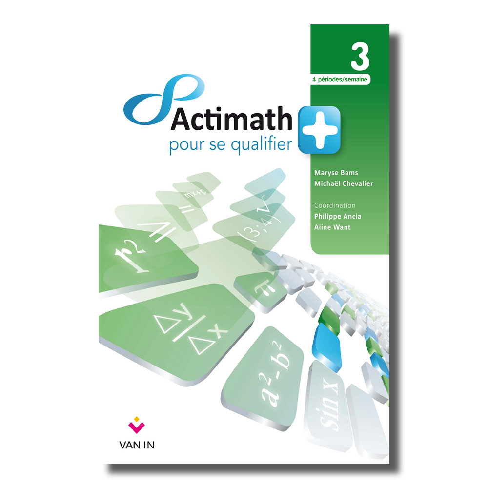 Actimath pour se qualifier + 3 - 2 périodes/semaine - livre-cahier