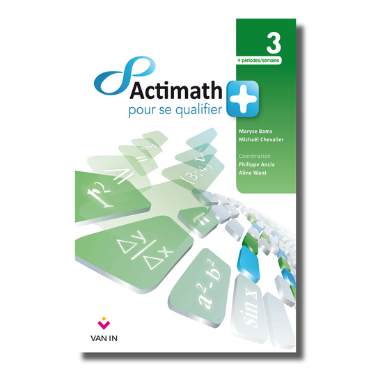 Actimath pour se qualifier + 3 - 2 périodes/semaine - livre-cahier