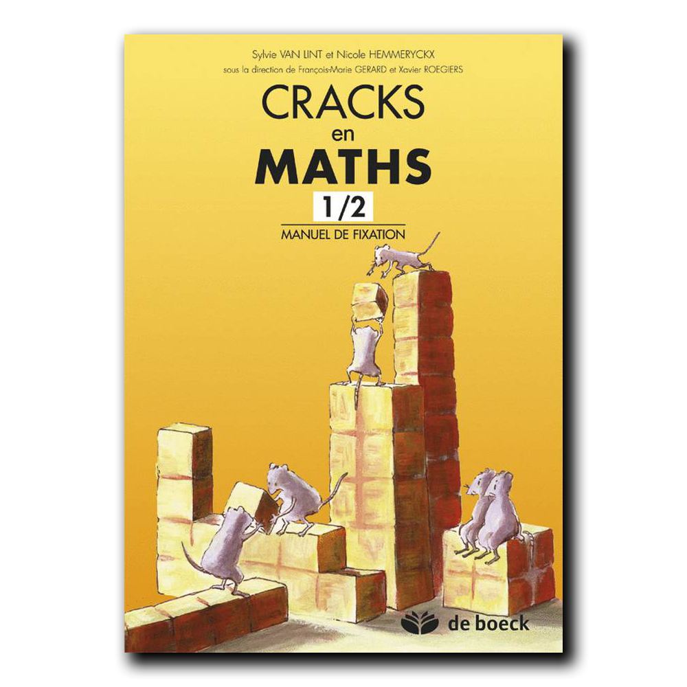 Cracks en maths 1/2 - Manuel de fixation