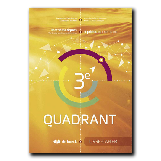 3e Quadrant (4 pér./sem.) - Livre-cahier