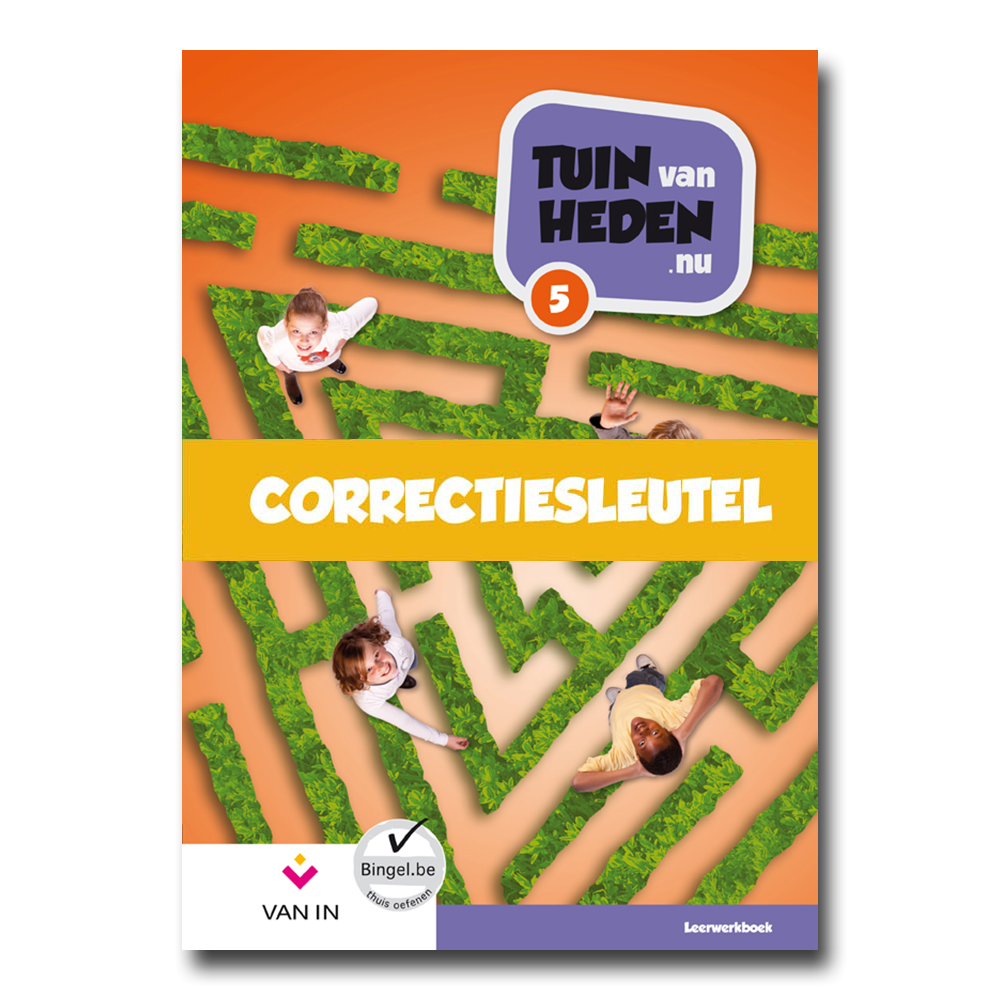 Tuin van Heden.nu 5 - Correctiesleutel