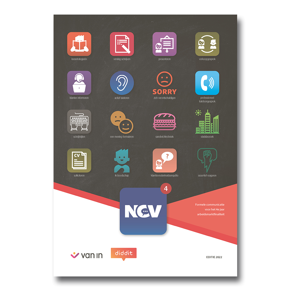 NCV formele communicatie 4 - leerwerkboek