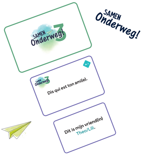 Samen Onderweg! 3 Jeu de carte (zinnen) - Bruxelles (Pacte)