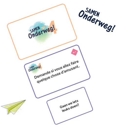 Samen Onderweg! 4 Jeu de carte (zinnen) - Bruxelles (Pacte)