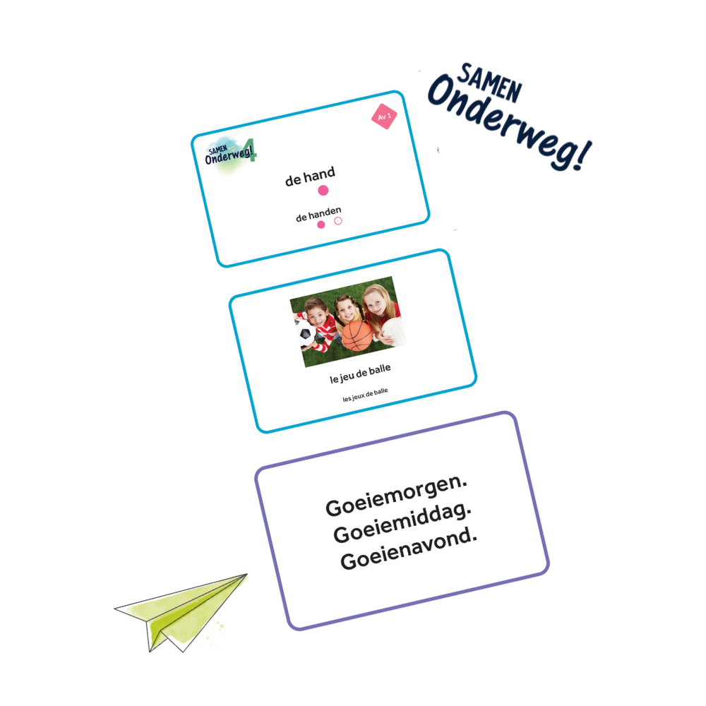 Samen Onderweg ! 4 Jeu de cartes Wallonie (pacte)