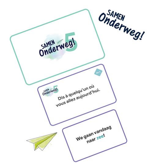 Samen Onderweg! 5 - Jeu de cartes - Zinnen (Bruxelles et Wallonie)