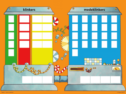 Taaltoer 1 - hup&aap - klanken/letterbord en magnetische letters