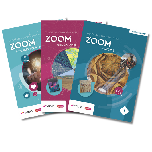 Pack Zoom Géo-Hist-Socioéco 1 (Pacte) - guides de l'enseignant(e)