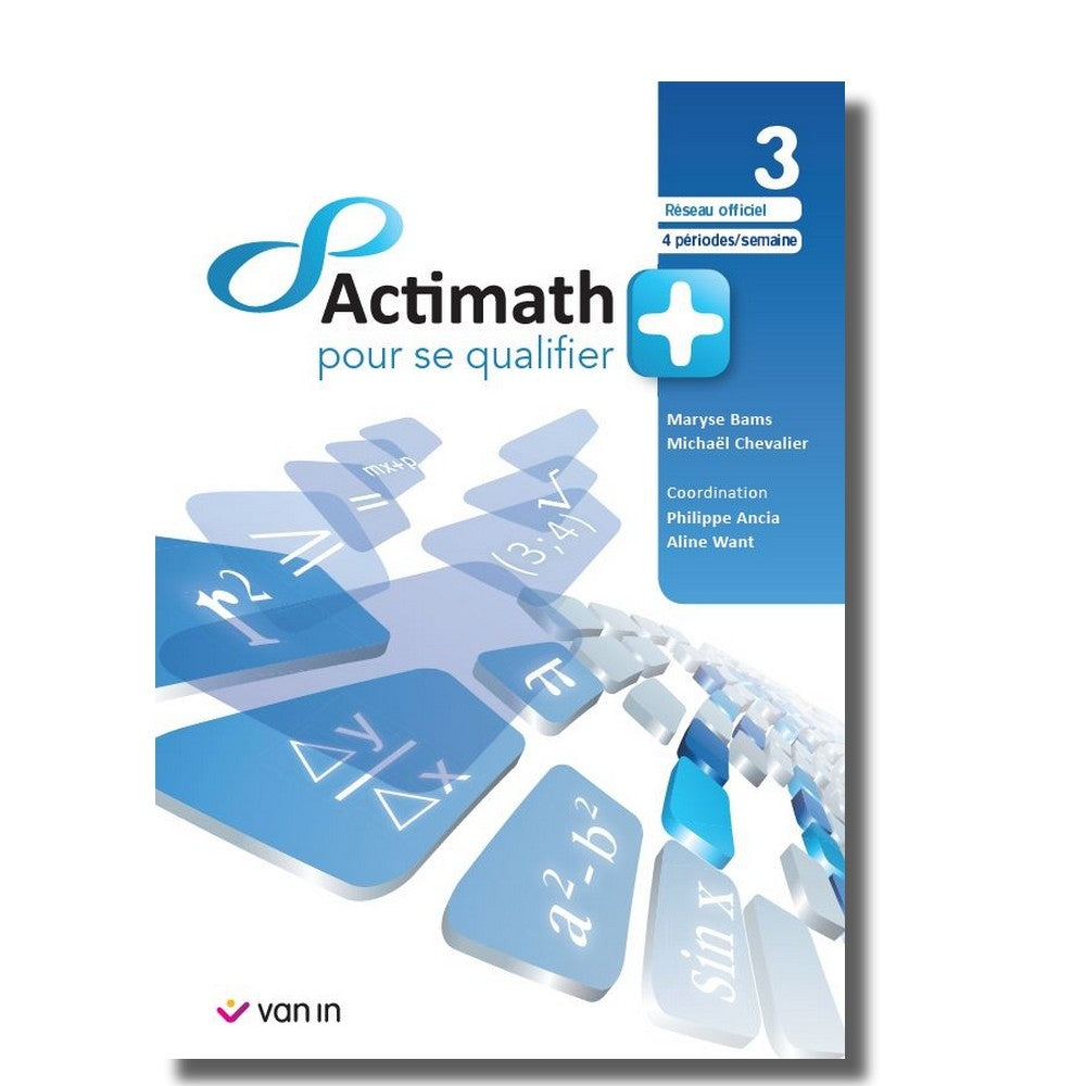 Actimath Pour Se Qualifier + 3 - 4 p/s Livre-Cahier - Officiel