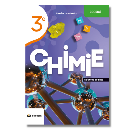 Chimie 3 (sciences de base) - livre-cahier 2021