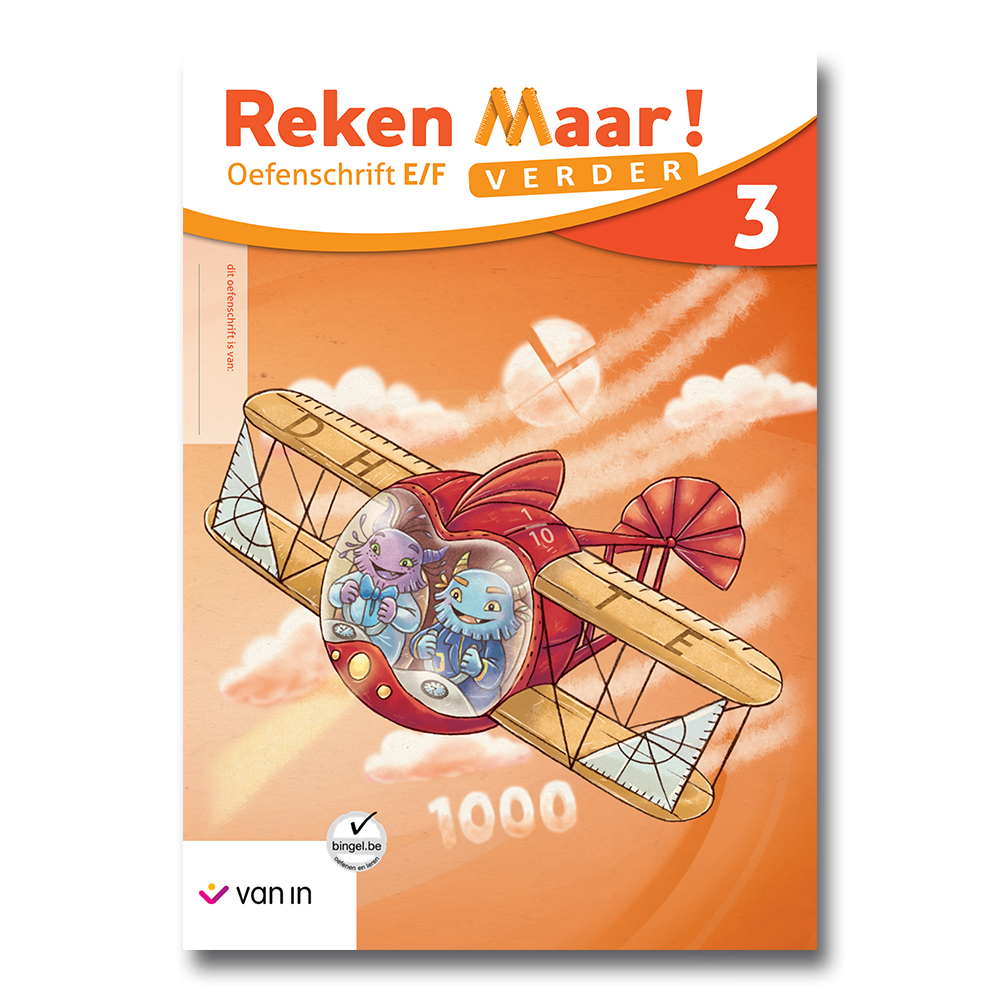 Reken Maar! verder 3 - oefenschrift e/f