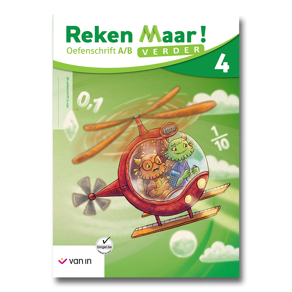 Reken Maar! verder 4 - oefenschrift a/b