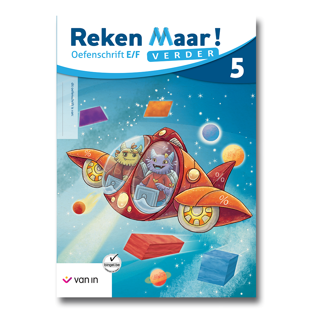 Reken Maar! verder 5 - oefenschrift e/f