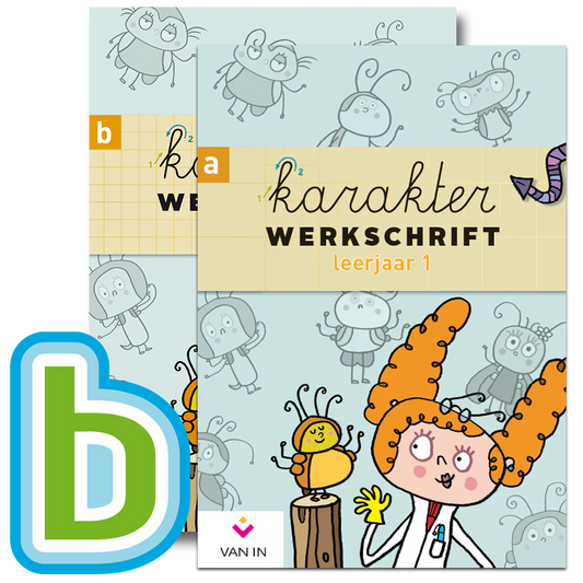 Karakter 1 - pakket excl. letterschrift werkschrift A-B + Bingel Plus