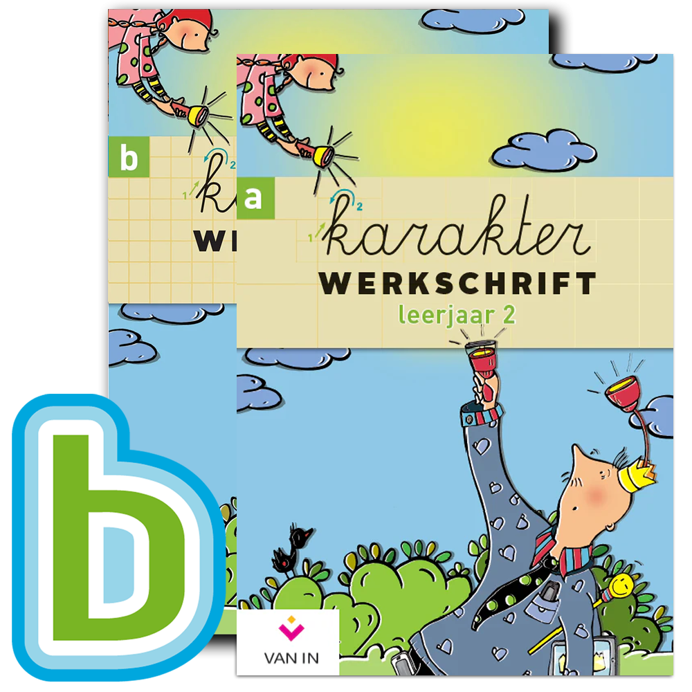 Karakter 2 - pakket werkschrift A-B + Bingel Plus