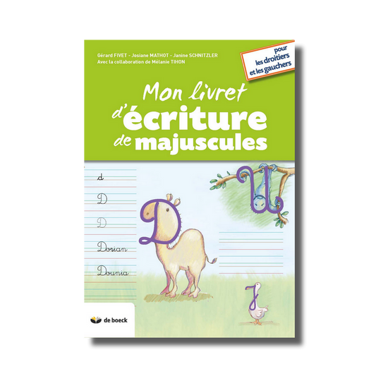 Mon livret d'écriture de majuscules (n.e.)