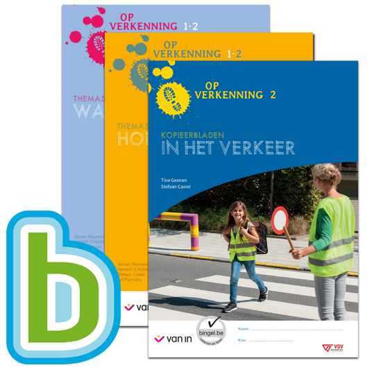 Op verkenning 2 - pakket 10 themaschriften + verkeer + Bingel Plus