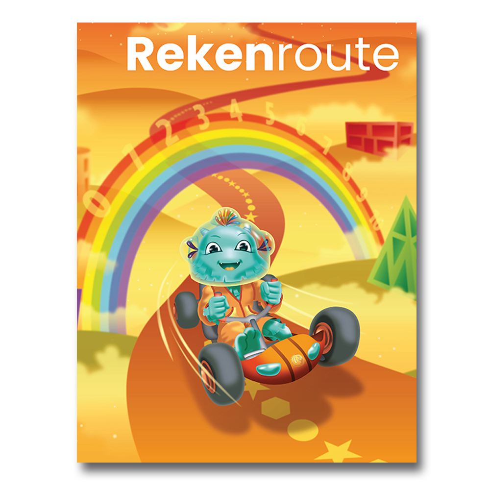 Rekenroute oudste kleuters - woordkaarten