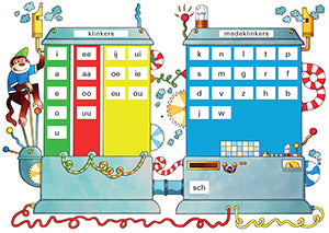 Taaltoer 1 - hup&aap - klanken/letterbord en magnetische letters