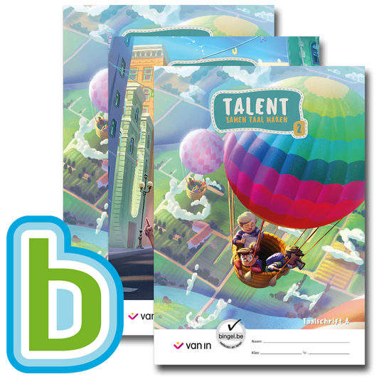 Talent 2 - pakket taalschrift A-C + spellingschrift A-C + Bingel Max