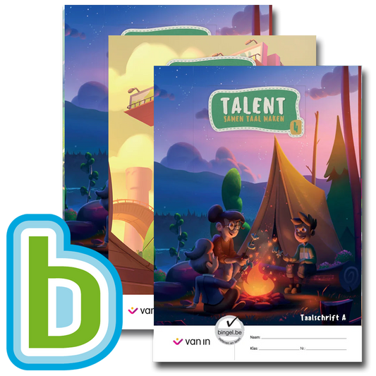Talent 4 - pakket taalschrift A-C + spellingschrift A-C + Bingel Max