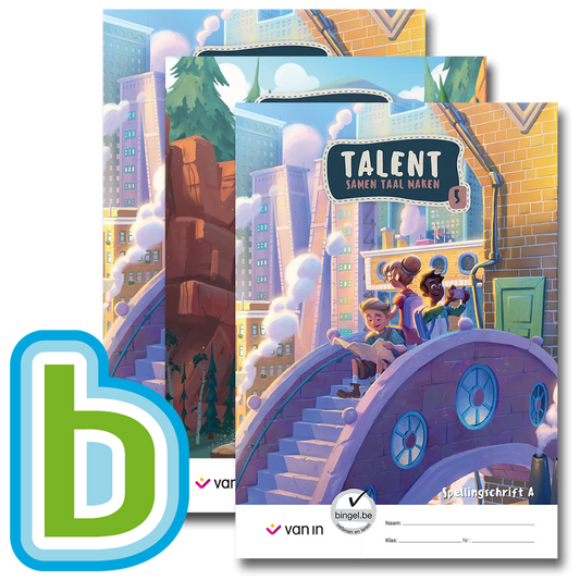 Talent 5 - pakket taalschrift A-C + spellingschrift A-C + Bingel Max