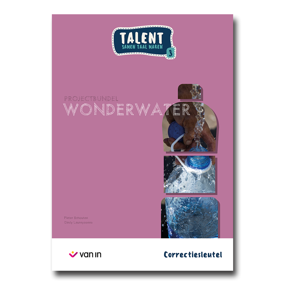 Talent 3 - projectbundel 3 - Wonderwater - correctiesleutel