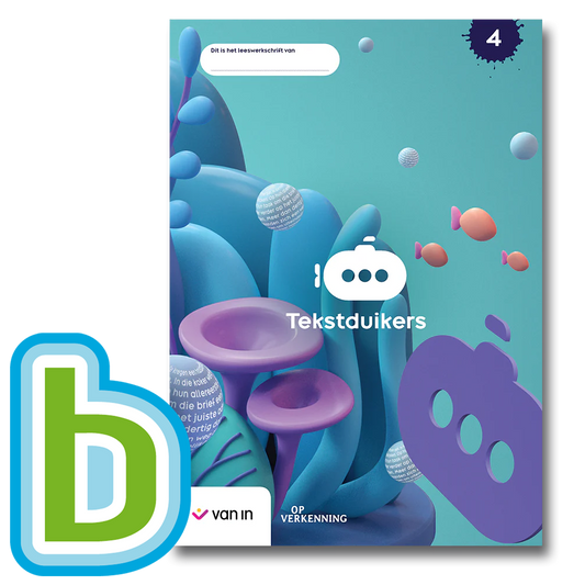 Tekstduikers 4 - pakket leerwerkboek + Bingel Plus
