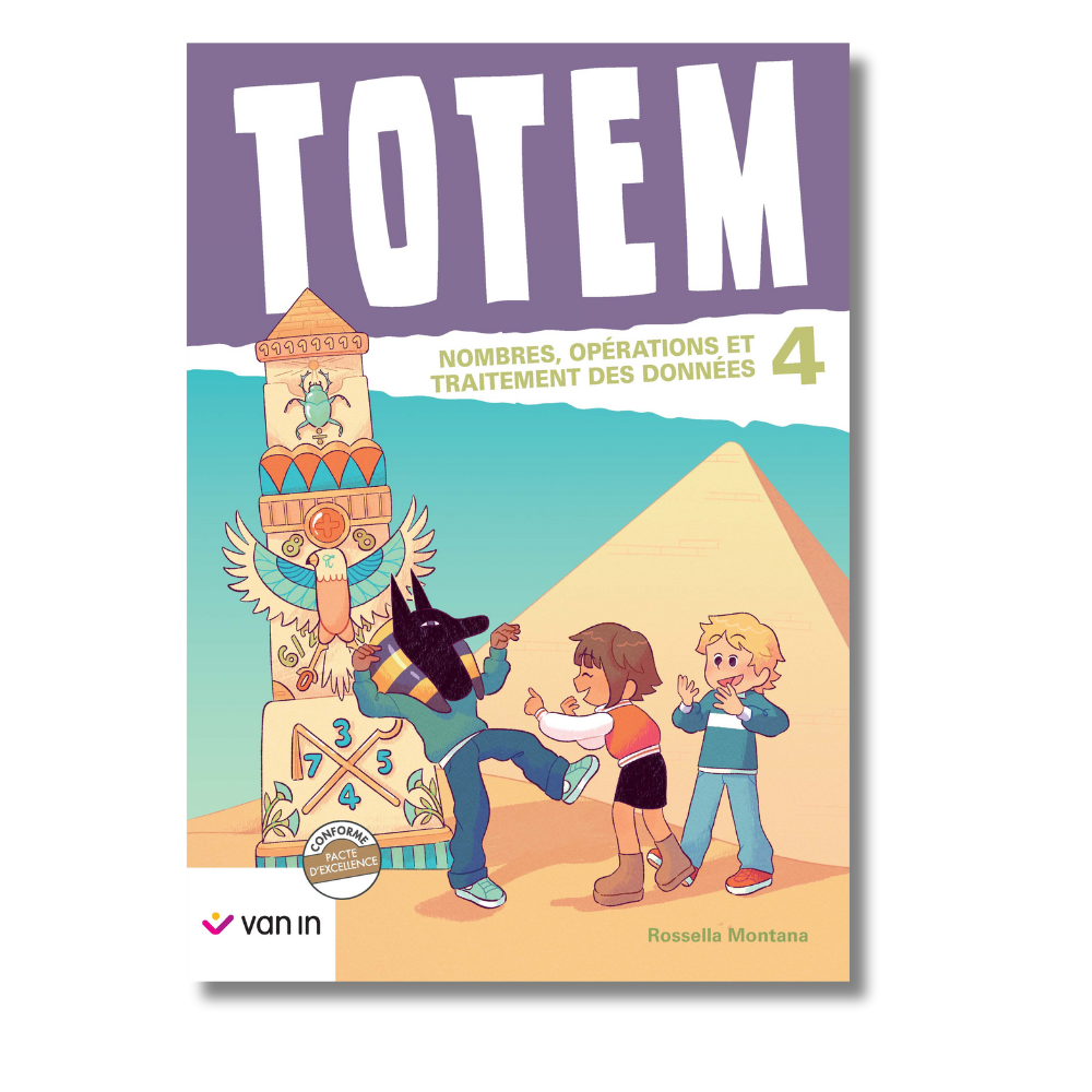 Totem mathématique 4 livre-cahier (pacte) - Numération et Traitement des données