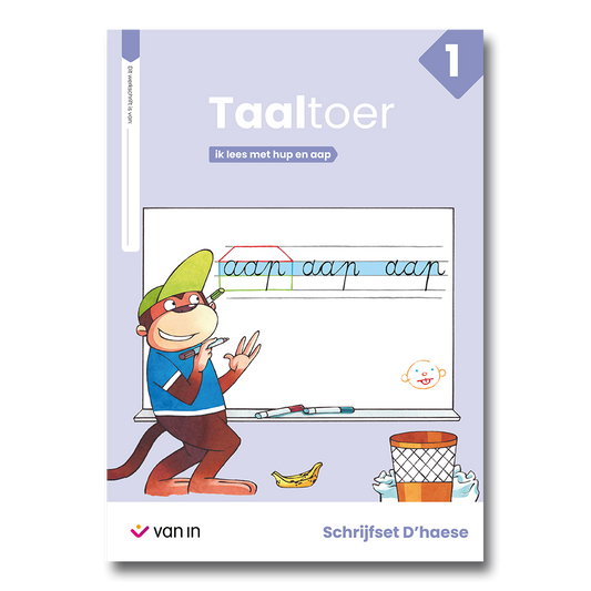 Taaltoer 1 - hup&aap - schrijfset D'haese.nu
